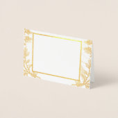 Elegante Floral bruiloft uitnodiging Kaart (Voorkant)