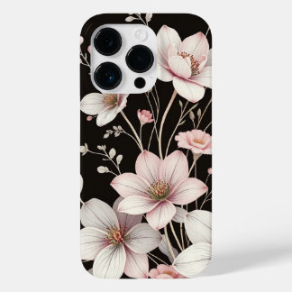 Elegante Floral Line Art Phone Case