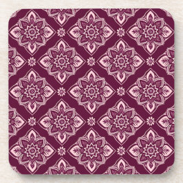 Elegante Floral Pattern Onderzetters - Set van 6