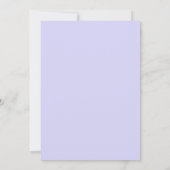 Elégante Floral Thé nuptiale Invitation de douche  (Dos)