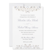 Elegante Floral Victoriaans bruiloft