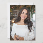 Elegante Floral Waterverf Style Afstuderen Brunch Kaart (Achterkant)