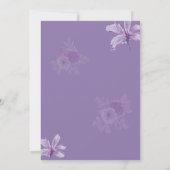 Elegante Floral Wedding Invitation - Save the Date (Achterkant)