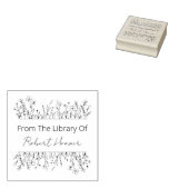 Elegante  Flowers uit de Bibliotheek van Rubberstempel (Gestempeld)