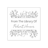 Elegante  Flowers uit de Bibliotheek van Rubberstempel (Afrduk)