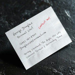 Elegante Flyer Sjabloon Met Servet Achtergrond