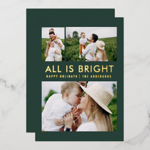 elegante folie 3 foto moderne folie vakantiekaart folie feestdagenkaart