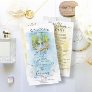 Elegante Fonteinduiven Luxe Trouwprogramma