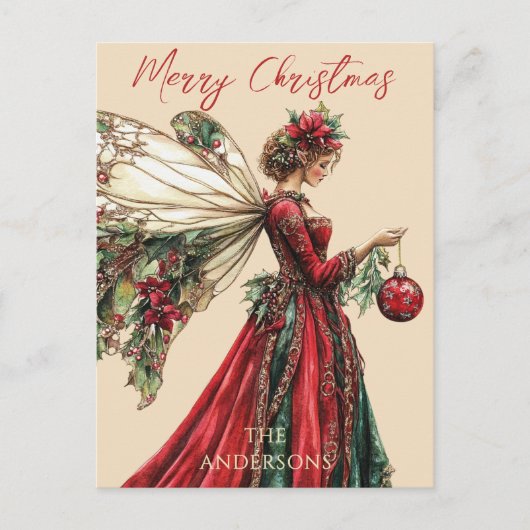 Elegante Forestcore Kerst Elf Feestdagen (Voorkant)