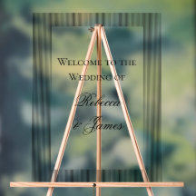 Elegante formele klassieke bruiloft welkom