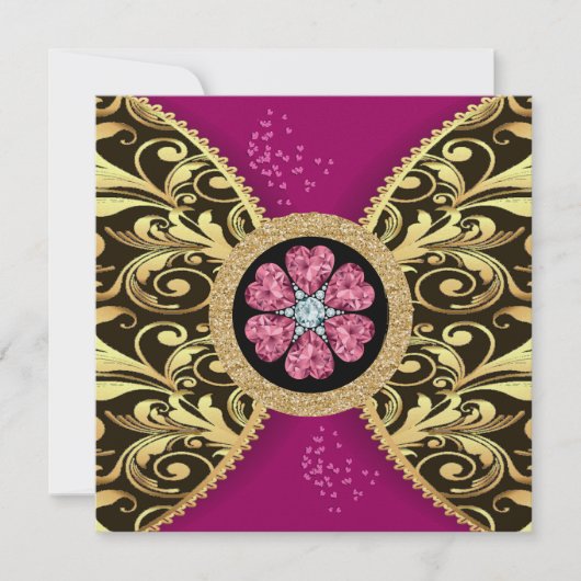 Elegante formele uitnodiging voor evenement (Voorkant)