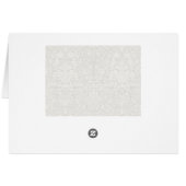 Elegante formele witte damast kant brokaat (Achterkant Horizontaal)