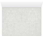 Elegante formele witte damast kant brokaat (Binnen Horizontaal (Onder))