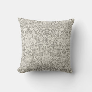 elegante formele witte damast kant brokaat kussen