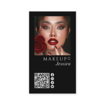 Elegante foto Zwarte QR-code sociale pictogrammen 