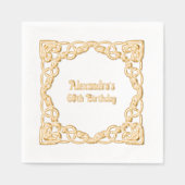 Elégante Frame de noeud celtique Anniversaire (Recto)