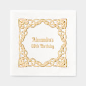 Elégante Frame de noeud celtique Anniversaire (Recto)