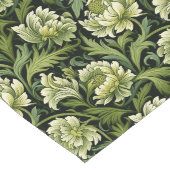 Elegante Franse groene provinciale schoonheid Lange Tafelloper (Hoek)