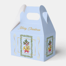 Elegante Franse Hoorn Kerst Lichtblauw
