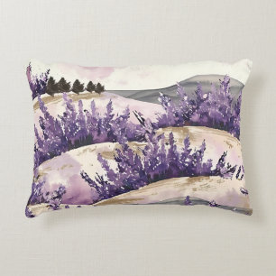 Elegante Franse platteland Lavendel Velden Accent Kussen