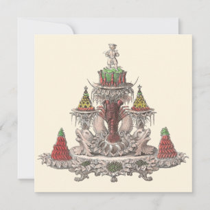 Elegante  Franse rivierkreeften / rivierkreeften k Kaart