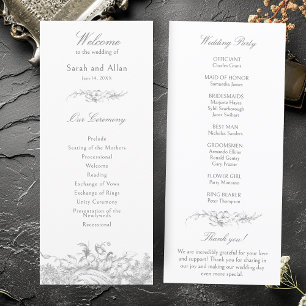 Elegante Franse rococo floraal Programma