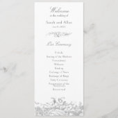 Elegante Franse rococo floraal Programma (Voorkant)