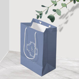 Elegante Franse stijl bruiloft Bedankt Gift Bag Medium Cadeauzakje
