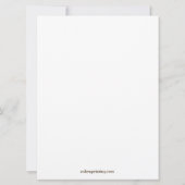 Elégante frontière Jérusalem - Invitation juive (Dos)