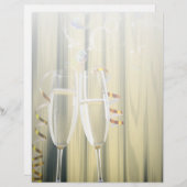 elegante gatsby's die twee maten op champagnebril (Voorkant / Achterkant)