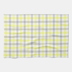 Elegante geblokte keukenhanddoek