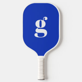 Elegante Geboldigde Gemonogrammeerde Initiaal Koba Pickleball Paddle