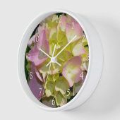 Elegante geel roze groene bloemenhortensia's (Hoek)