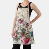 Elegante geïnspireerde bloemen schort (Insitu)