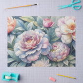 Elegante geïnspireerde dromerige bloem Ephemera Tissuepapier (Craft)