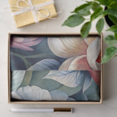 Elegante geïnspireerde dromerige bloem Ephemera Tissuepapier (Geschenk)