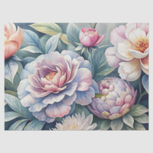 Elegante  geïnspireerde dromerige bloem Ephemera Tissuepapier