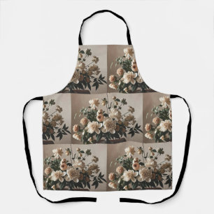 Elegante -geïnspireerde floral soft delicate schort