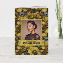 Elegante Gele Anemonen 70e Verjaardag Modern