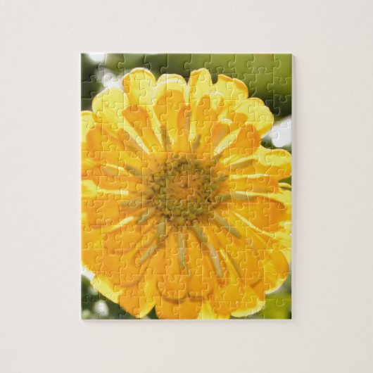 Elegante gele bloemen daisy legpuzzel (Verticaal)