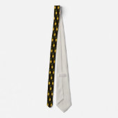 Elegante Gele Tulp Stropdas (Achterkant)
