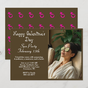 Elegante gelukkige Galentine's Day spa-feest uitno