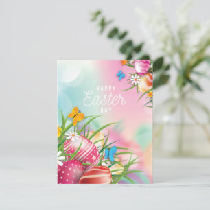 Elegante Gelukkige Pasen Dag Feestdagenkaart