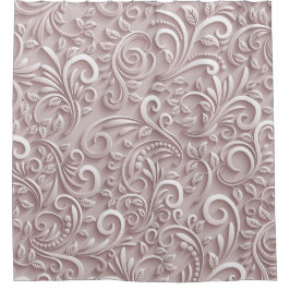 Elegante geometrisch neutrale Boheemse Douchegordijn