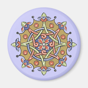 Elegante Geometrische Antieke Kunstmagneet Magneet