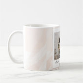 Elegante Gepersonaliseerd trouwfoto Koffiemok (Links)