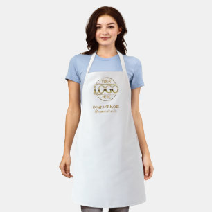 Elegante gepersonaliseerde apron logo aangepaste u schort