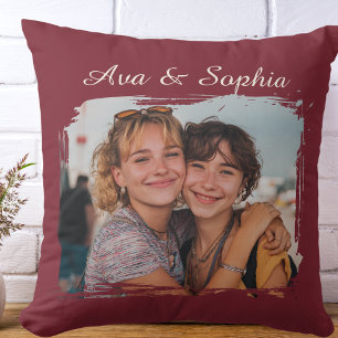 Elegante gepersonaliseerde beste vrienden Famili Kussen