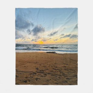 Elegante gepersonaliseerde foto Voeg uw eigen foto Fleece Deken