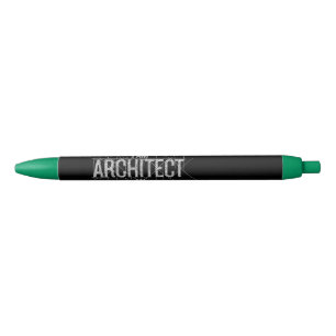 Elegante gepersonaliseerde "Ik ben een architect" Zwarte Inkt Pen
